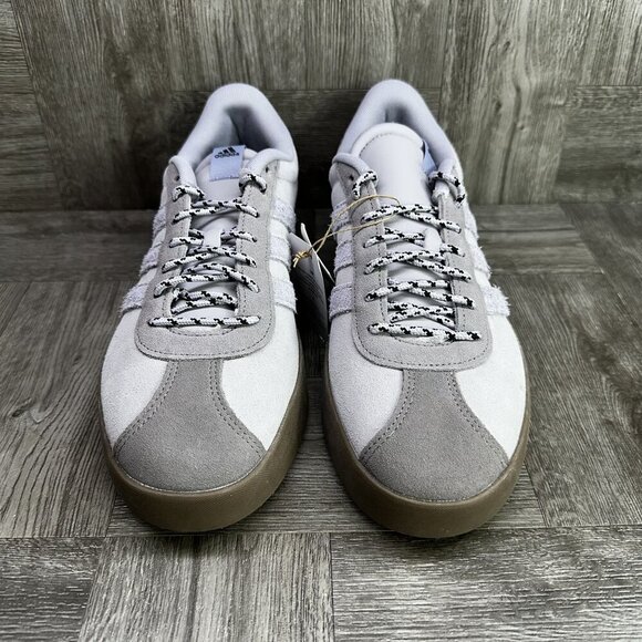 Adidas VL Court 3.0 Men's size 11.5 Grey Suede Casual Shoes JP5295 - Picture 4 of 8
